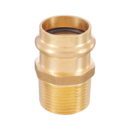 1" Press x 1" Male Brass Adapter (Lead Free) - Tradewinds Water Filtration