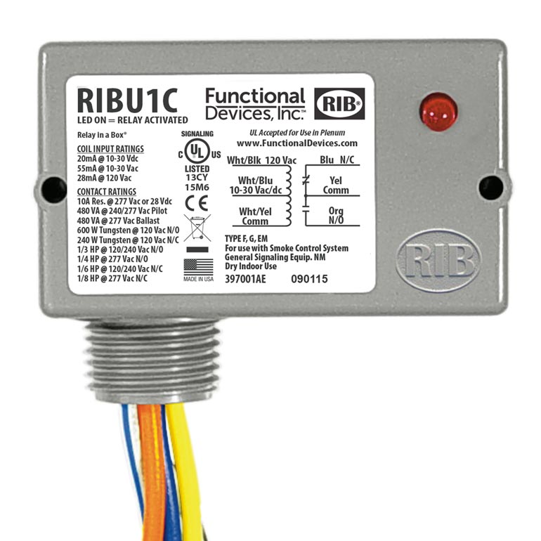 RIB Relay for Irrigation Override (RIBU1C) - Tradewinds Water Filtration