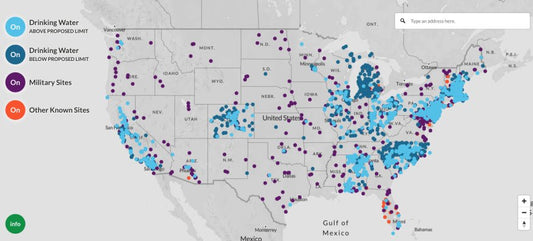 PFAS map: Toxic 'forever chemicals' contaminate 3,186 locations in U.S. - Tradewinds Water Filtration