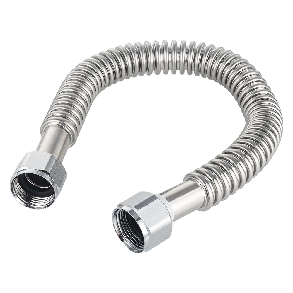 1" FIP x 1" FIP x 18" SS Corrugated Hose - Tradewinds Water Filtration