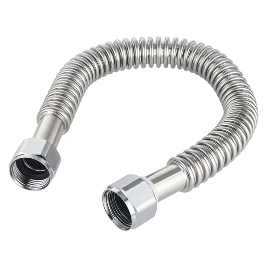 1" FIP x 1" FIP x 18" SS Corrugated Hose - Tradewinds Water Filtration