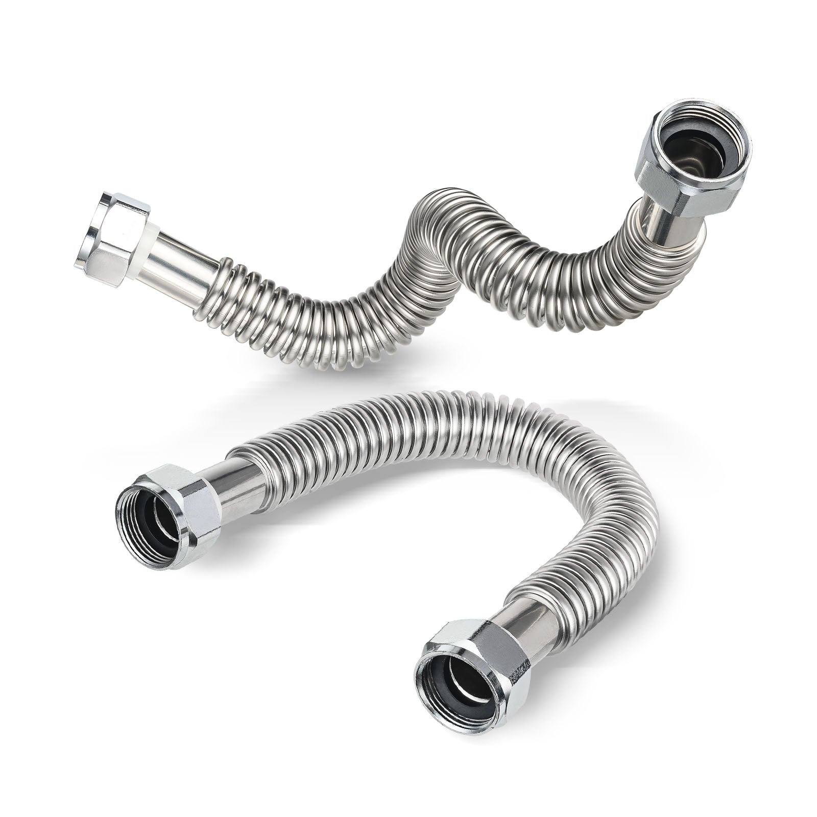 1" FIP x 1" FIP x 18" SS Corrugated Hose - Tradewinds Water Filtration