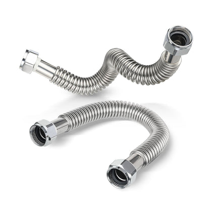 1" FIP x 1" FIP x 18" SS Corrugated Hose - Tradewinds Water Filtration
