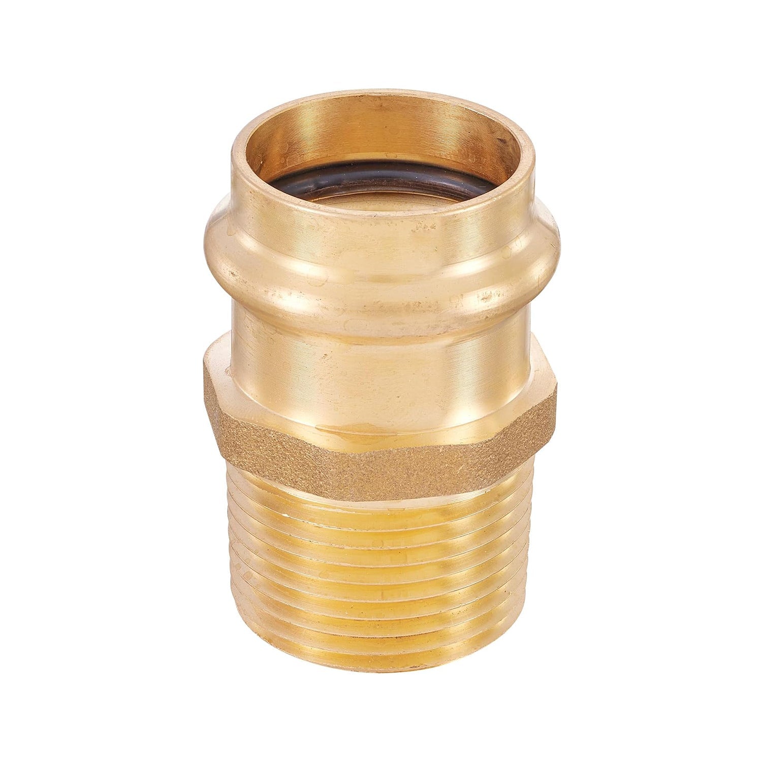 1" Press x 1" Male Brass Adapter (Lead Free) - Tradewinds Water Filtration