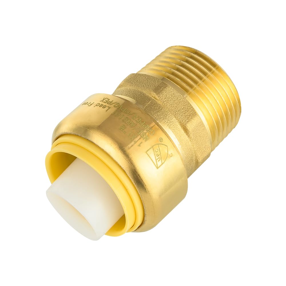1" x 1" M Push Fit Male Adapter - Tradewinds Water Filtration