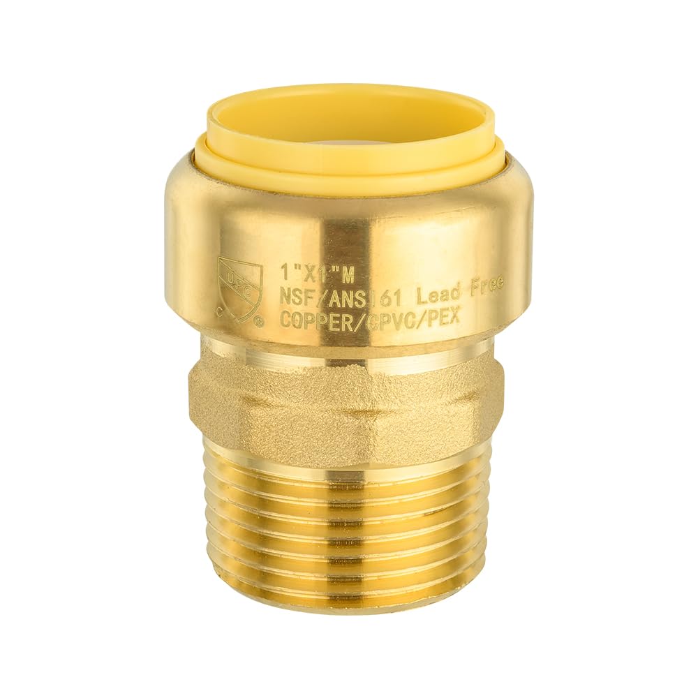 1" x 1" M Push Fit Male Adapter - Tradewinds Water Filtration