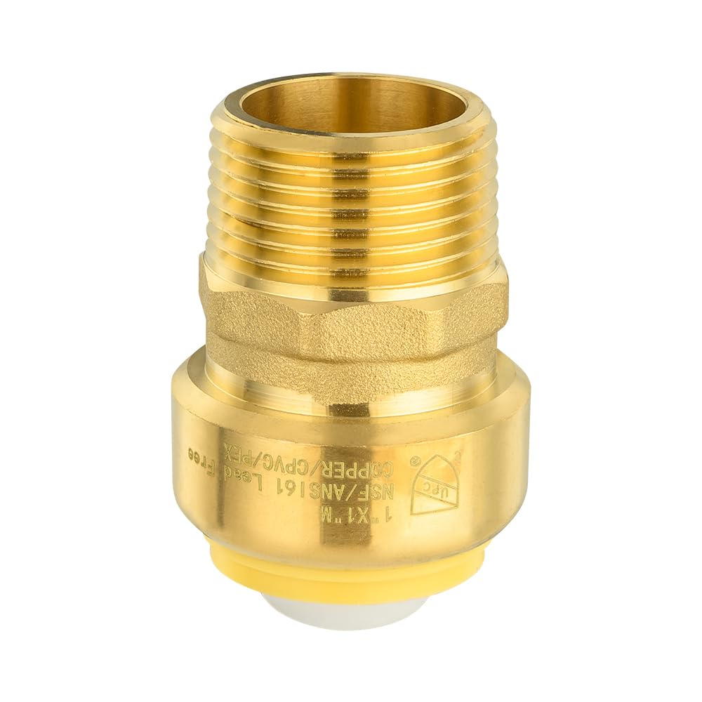 1" x 1" M Push Fit Male Adapter - Tradewinds Water Filtration