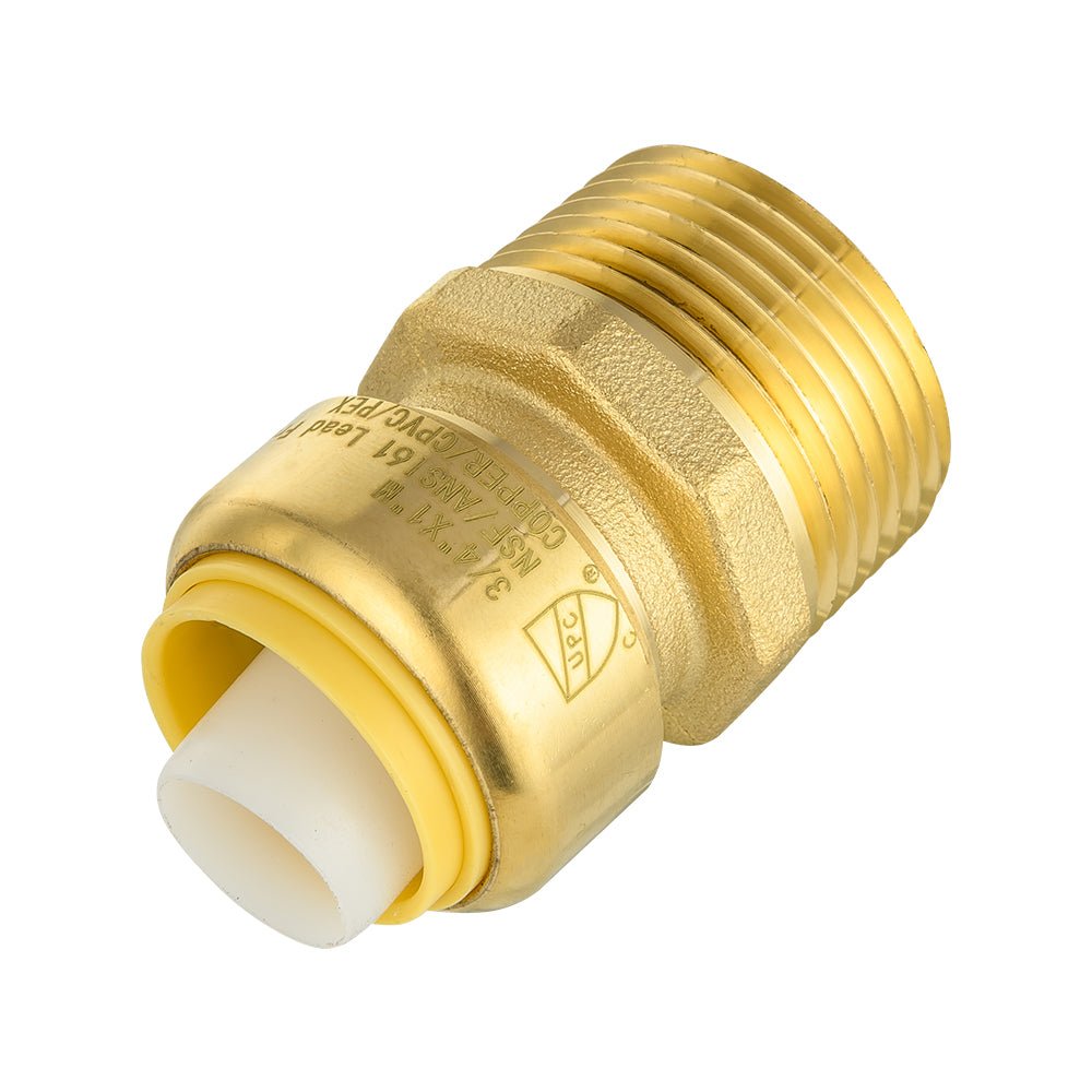 3/4" x 1" M Push Fit Male Adapter - Tradewinds Water Filtration