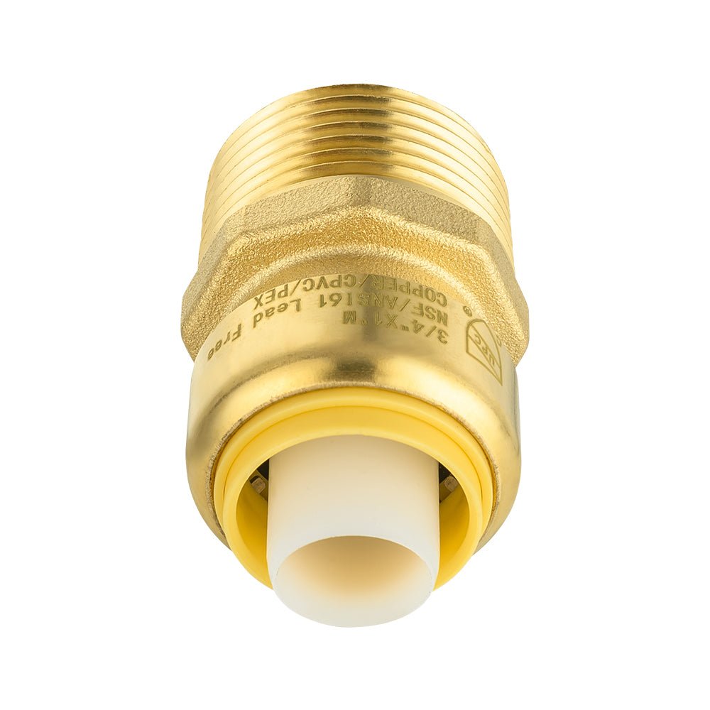 3/4" x 1" M Push Fit Male Adapter - Tradewinds Water Filtration