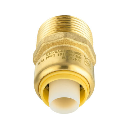 3/4" x 1" M Push Fit Male Adapter - Tradewinds Water Filtration