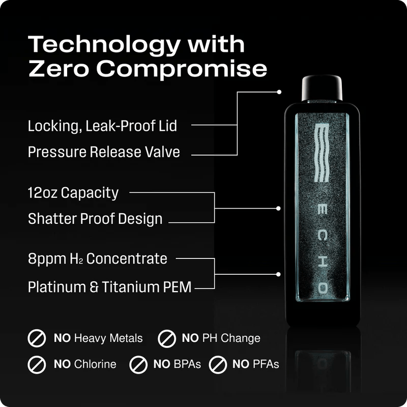 Echo Flask Hydrogen Water Bottle - $192 with Free Delivery - Tradewinds Water Filtration