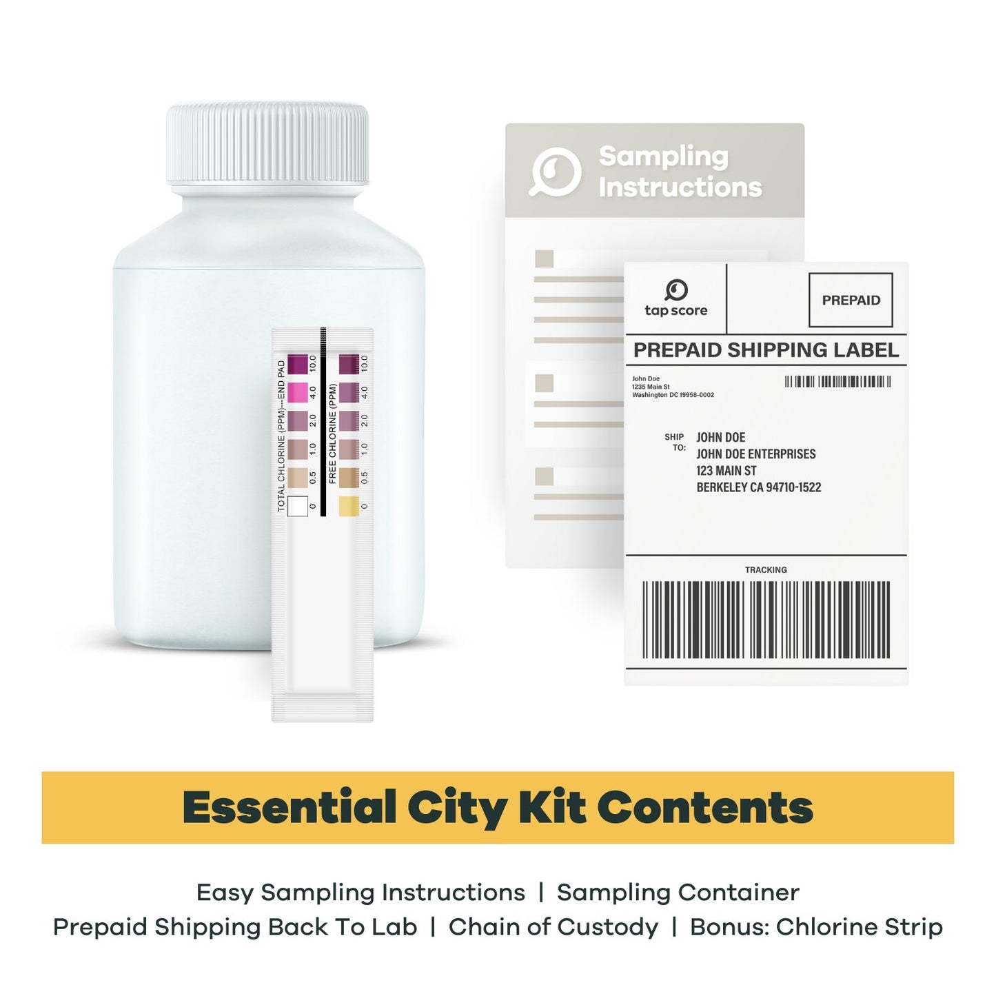 Essential City Water Test - Tradewinds Water Filtration