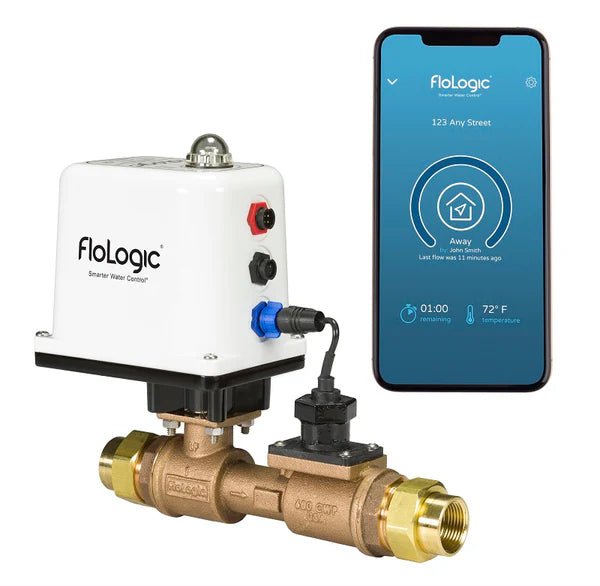 FloLogic 2 - Inch Smart Leak Detector & Shutoff Valve with Gateway Connect - Tradewinds Water Filtration
