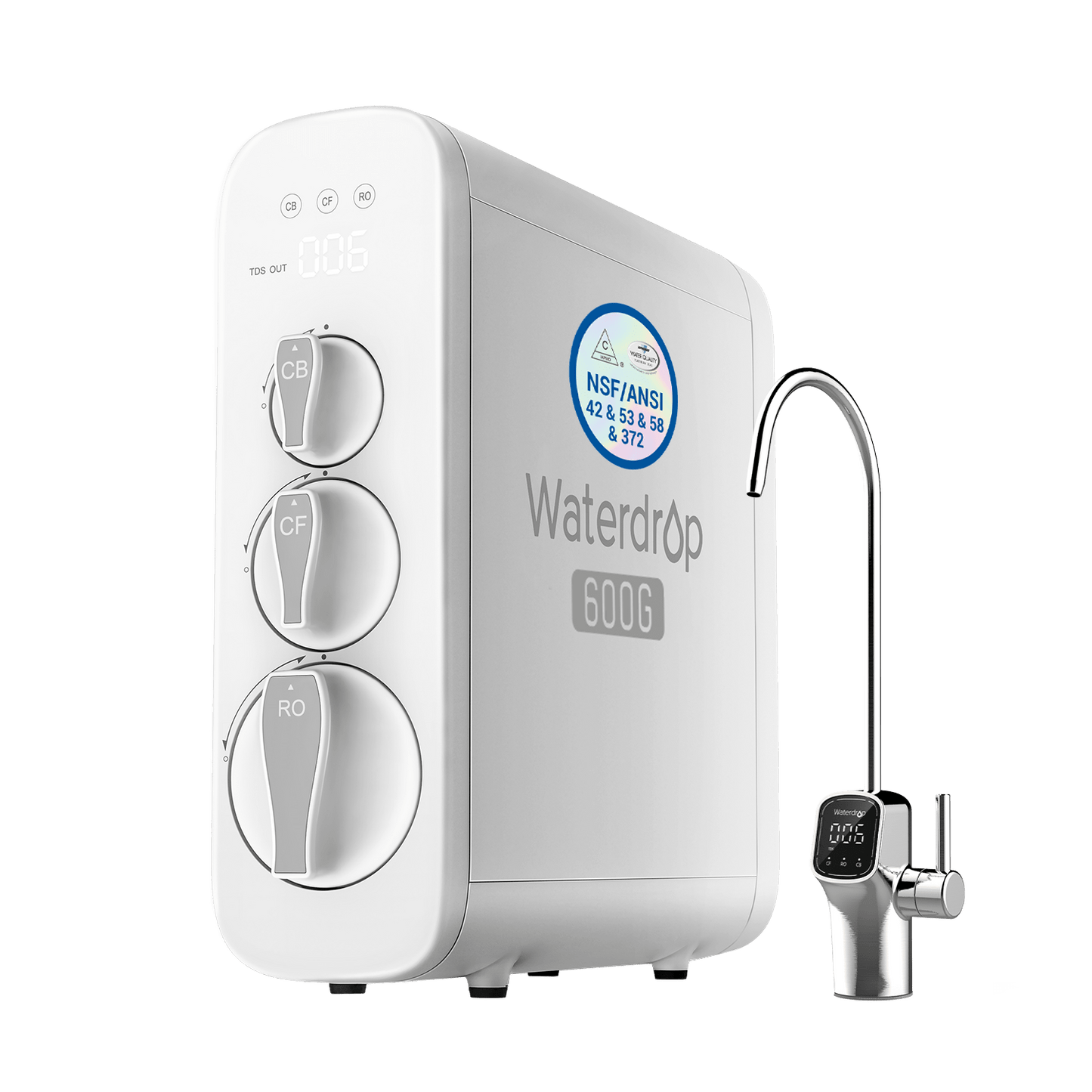 G3P600 Reverse Osmosis System - Waterdrop G3P600 - Tradewinds Water Filtration