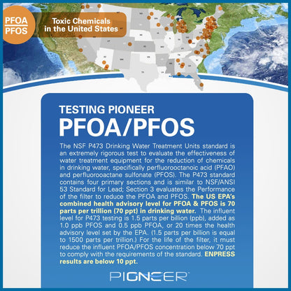 PIONEER Pb - PFOA/PFOS/LEAD - Filter Cartridge - Tradewinds Water Filtration