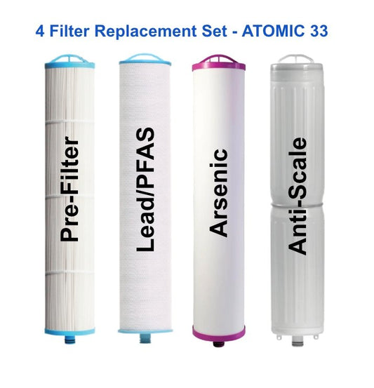 Replacement Filter Set - ATOMIC 33 - Tradewinds Water Filtration