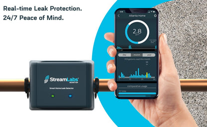 StreamLabs Monitor - Smart Water Leak Detector - Tradewinds Water Filtration